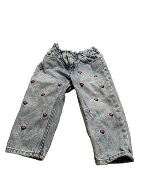 Disney GAP Relaxed Taper Minnie Mouse Blue Jeans Size 3T